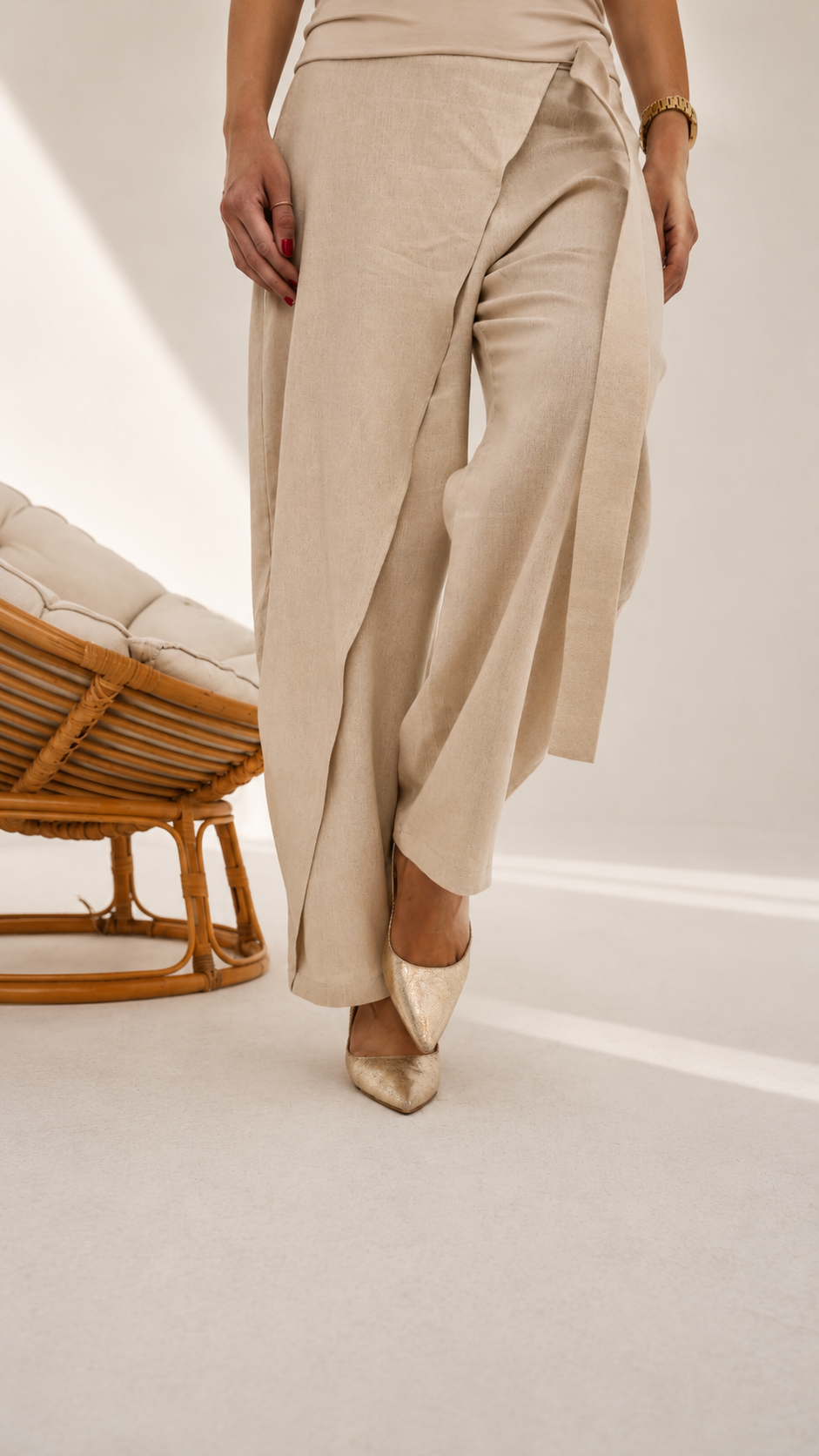 Linen Ballon Pants