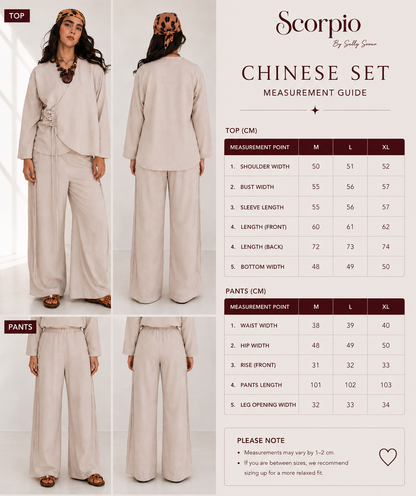 Chinese Linen Set